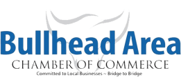 The logo for the bullhead chamber of commerce